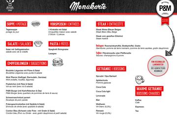 Menükarte Herbst 2022 - P&M Bütgenbach - Herbstmenükarte 2022